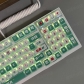 Mahjong / CS GO / EVA / GUMDAM 104+18 Clear PC+PBT Dye-subbed Pudding Jelly Keycaps Set MDA Profile Mechanical Keyboard